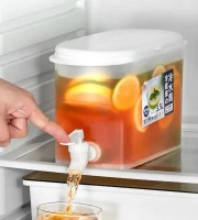 Home Refrigerator Cold Kettle 2.5L / Water Pitcher With Faucet Large Capacity (1)